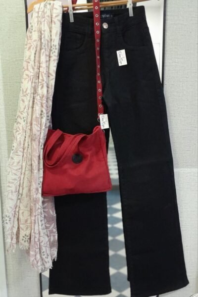 Pantalón Wide Leg Negro – Elegancia Urbana