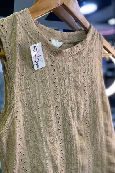 Musculosa de broderi  Talle unico